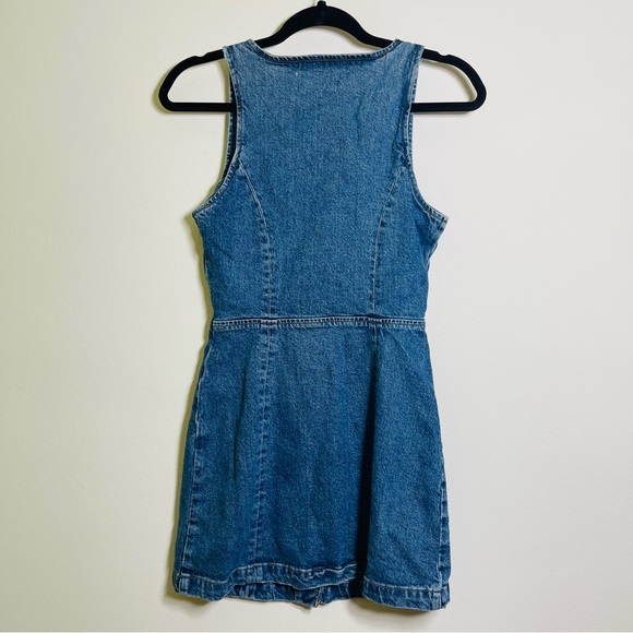 REFORMATION Dionne Stretch-Denim Mini Dress - Picture 7 of 8